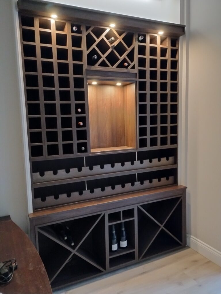 Craftsmanship Uncorked: The Journey of Installing Your Custom Wine Display Cabinet